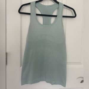 Lululemon Swiftly Tech Light Blue Racerback Tank Top